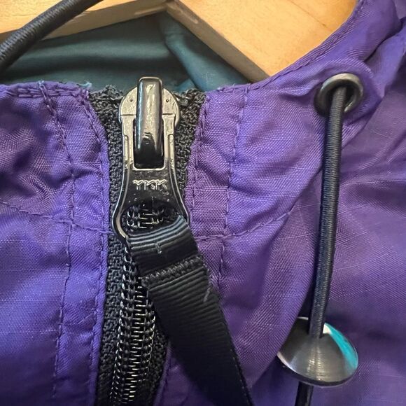 Vintage Helly Hansen Jacket Mens XL Purple Anorak Nylon 1/2 Zip jacket. - Picture 6 of 9